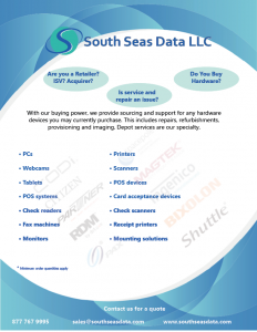 SSD Procurement Slick hardware devices